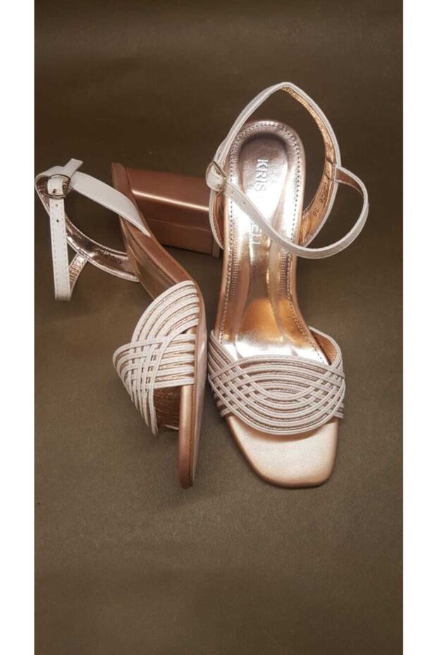 Kadın Bej Sandalet - 4