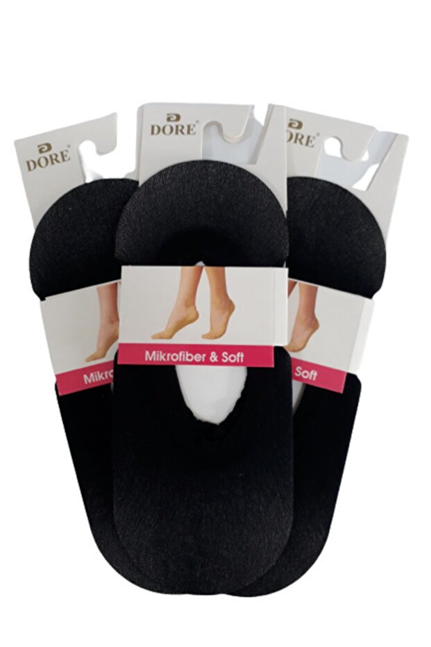 Black Mini Ballerina Socks (3 Pack)