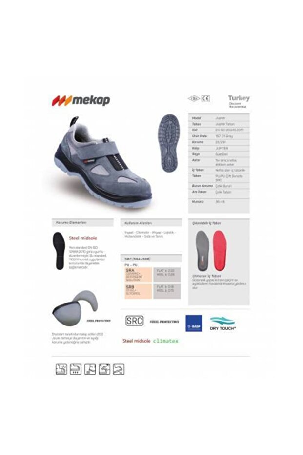 Jupiter Iş Ayakkabısı Çelik Olmayan Hakiki Deridir - 4