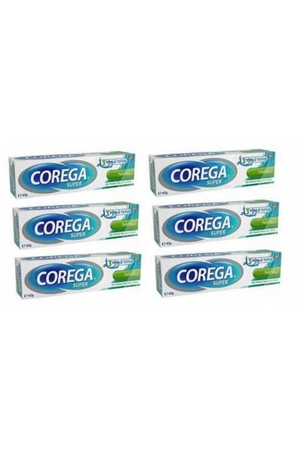 Super Protez Yapıştırıcı Naneli Krem 40gr X 6adet - 1