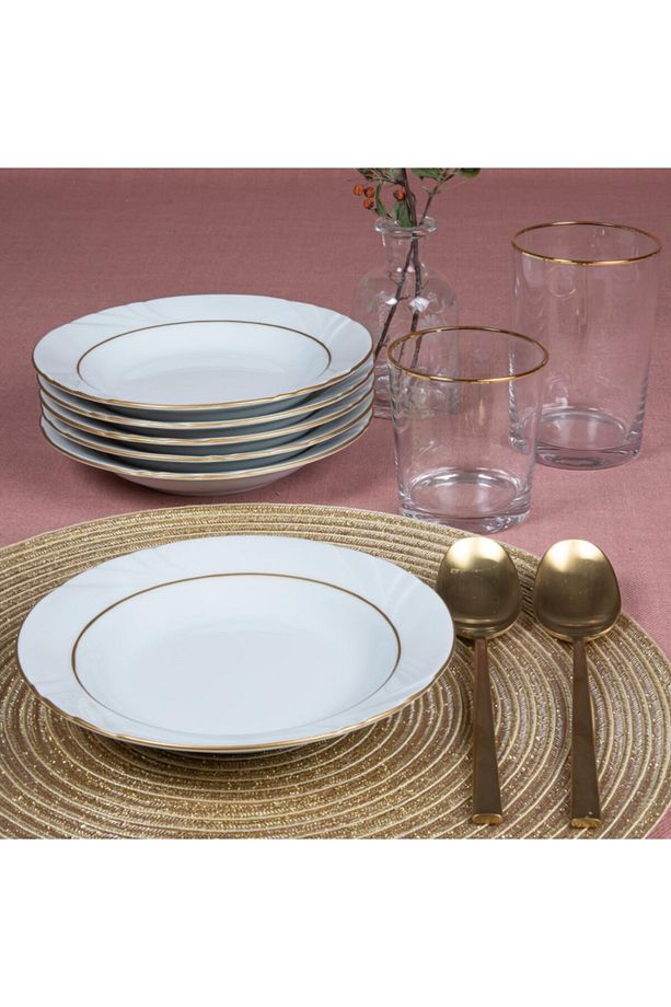 Soprano 6 Adet 19 Cm Çukur Tabak - Gold - 2