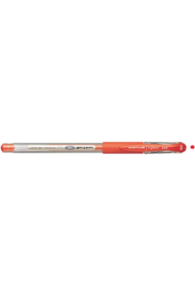 Uni-Ball Signo Dx Fine Gel Ball - 0.7 mm Red Rollerball Pen Um-151