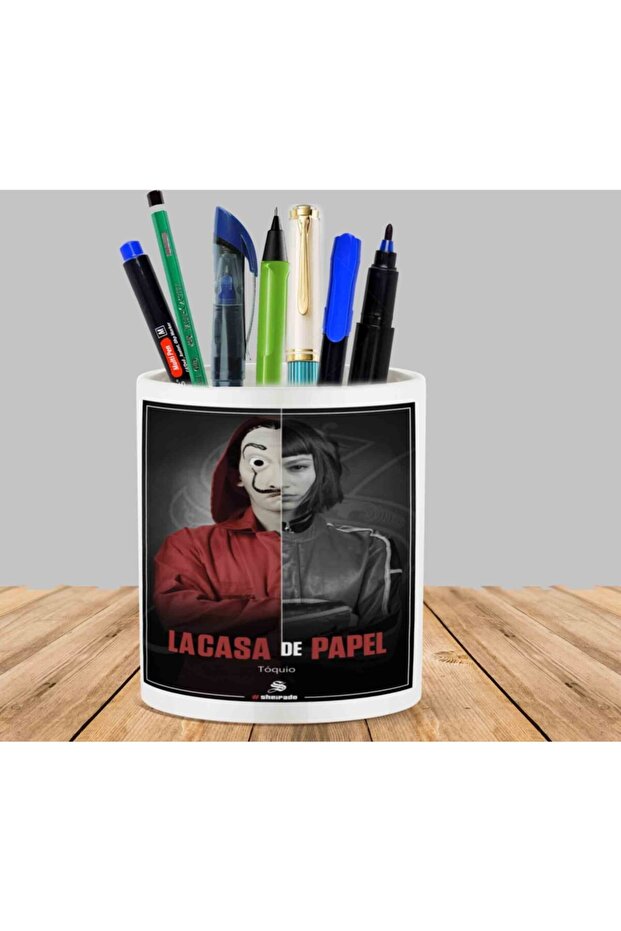 Tokyo La Casa De Papel Cactus Succulent Flower Pot Pen Holder