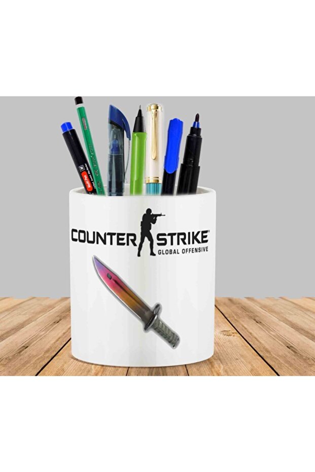 حامل أقلام على شكل صبار السيف من Csgo