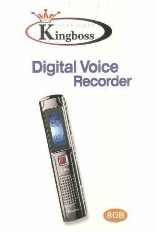 Hs-26 Profesyonel Dijital Voice Recorder Ses Kayıt Cihazı 8 Gb Mp3 Çalar Lcd Ekran - 4