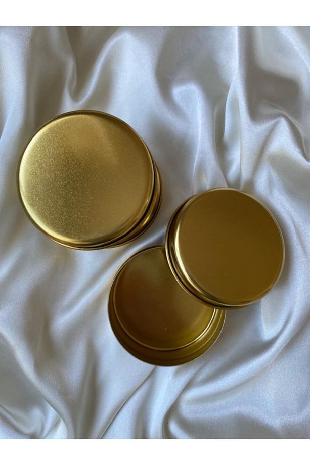 Gold Yuvarlak Teneke Kutu 15 Adet) - 3