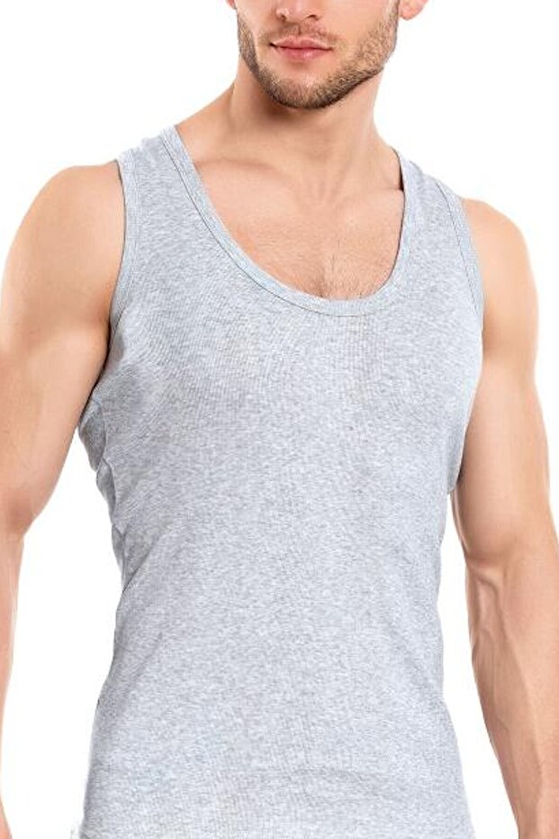 طقم رياضي قطني ممشط للرجال مكون من 3 قطع - 1