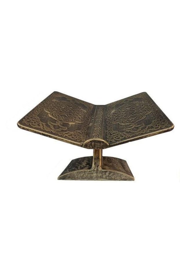 Rahle Table Top نموذج منقوش Dergah Rahle لون ذهبي