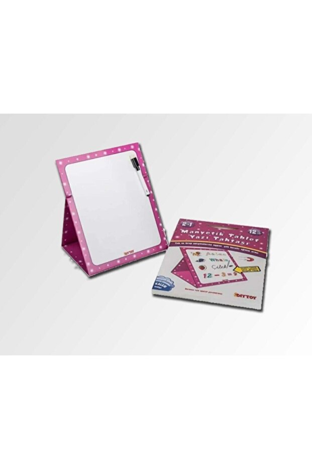 Manteyik 2'li Eğitici Set Manyetik Pembe Tahta - 4