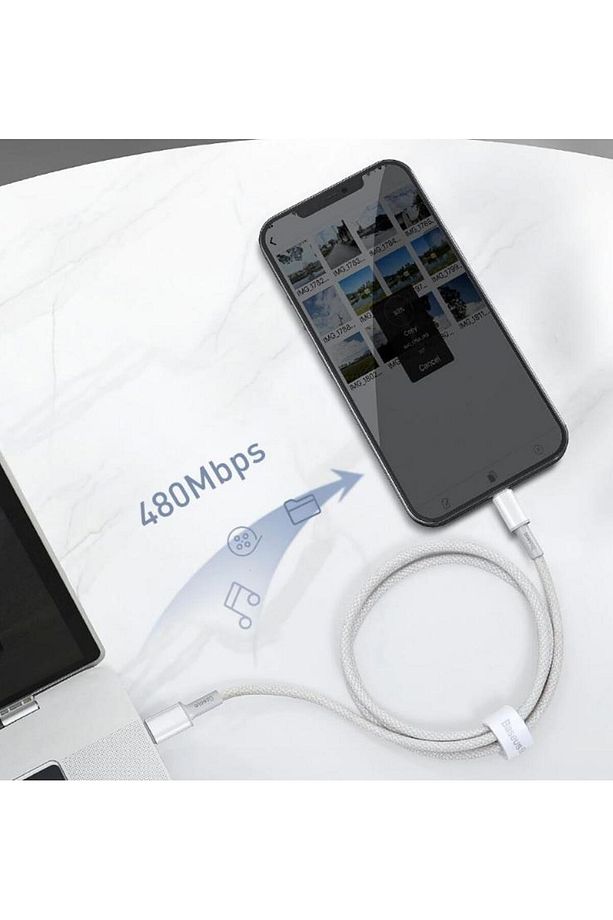 Super Şarj Örgü Tasarım1mt 20w Iphone Şarj Kablosu Iphone 11 12 13 14 Pro Max Şarj Veri Kablo - 2