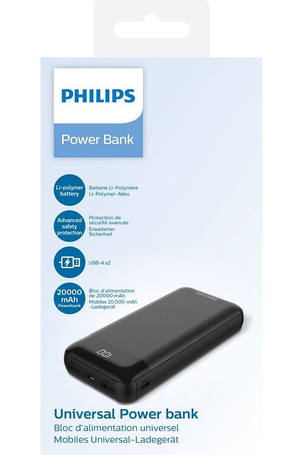 DLP2720/00 20.000 Mah Powerbank 2 x Usb-A 2.1A x Usb-C 2.0 LCD Güç Göstergeli - 2