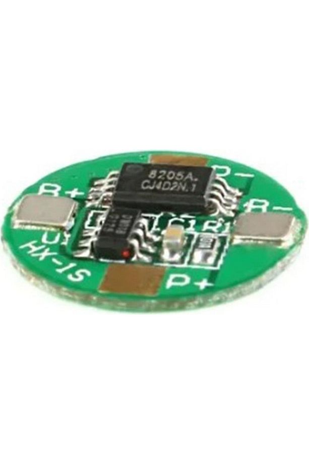 1 Adet Yuvarlak 1s 2.5A Bms 3.7 V 18650 Lityum Lipo Pil Şarj Koruma Modülü - 2
