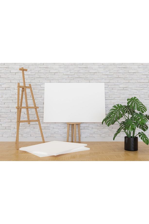 Mini Tuval 5'li 30x30 Arkadan Zımbalı - 5