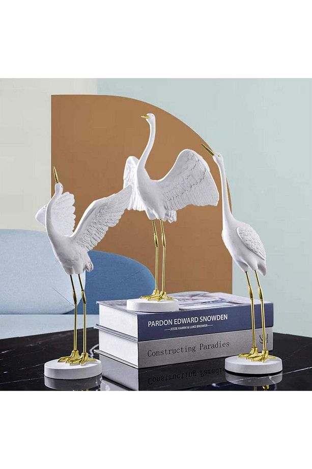 Gold Ayaklı Leylek Biblo - C - 3