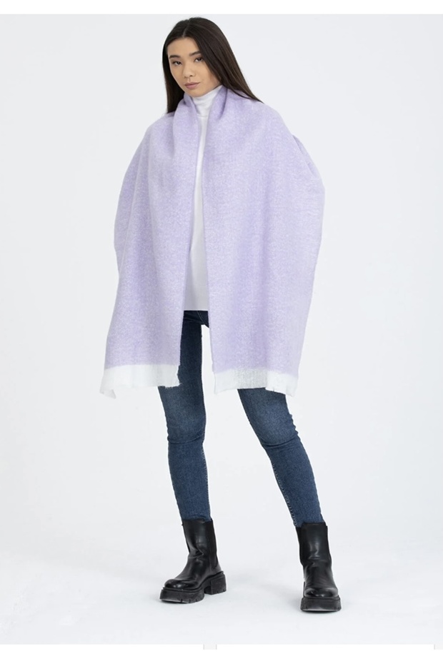 Kalın buklet şal & atkı - 2