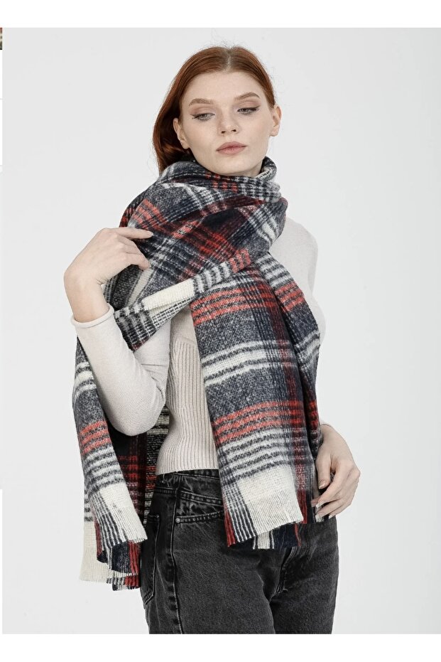 Şal şi eşarfă bucle groase - 3