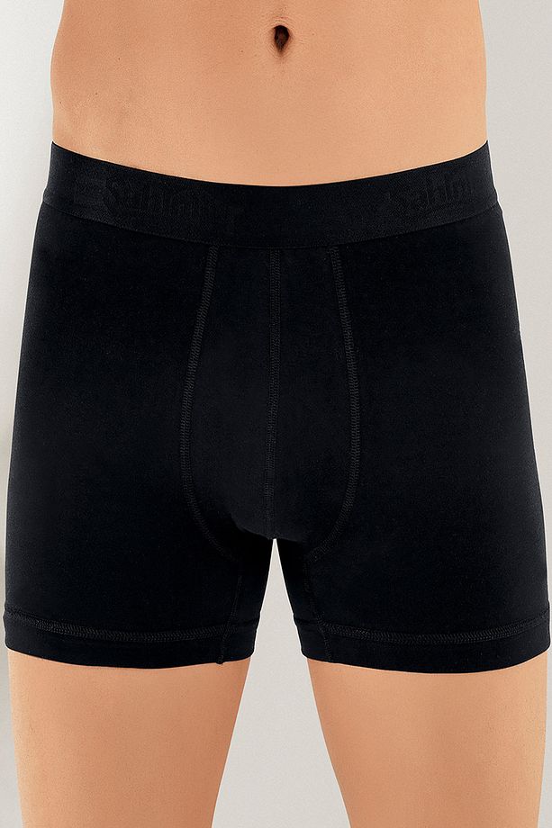 Likralı Yazılı Torbalı Boxer Lacivert Me031 - 1