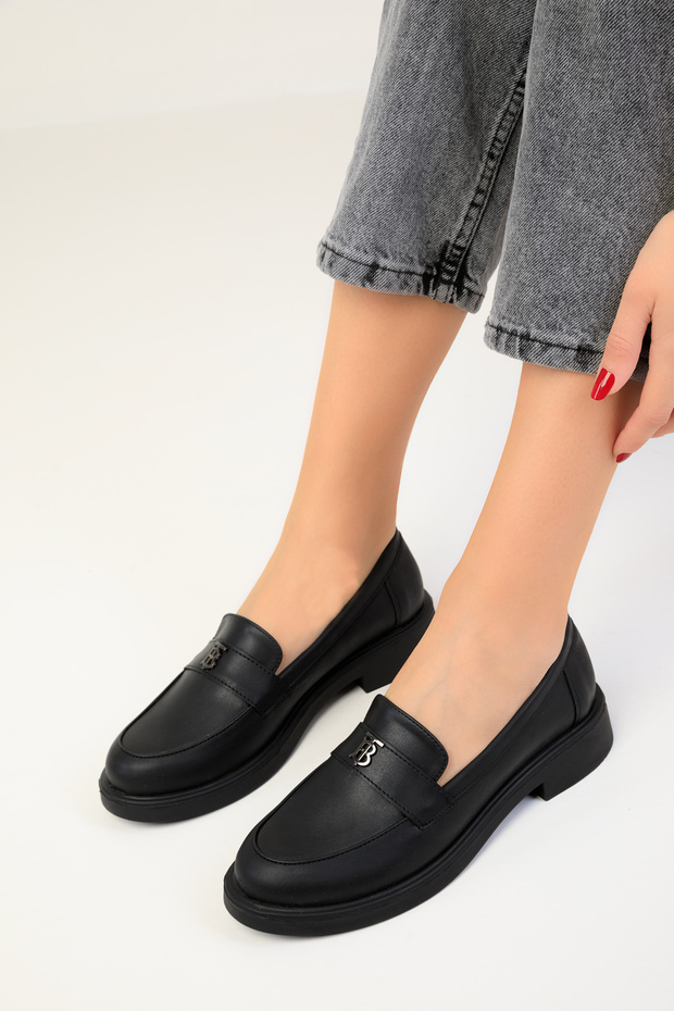 Black Women's Casual Shoes 18677