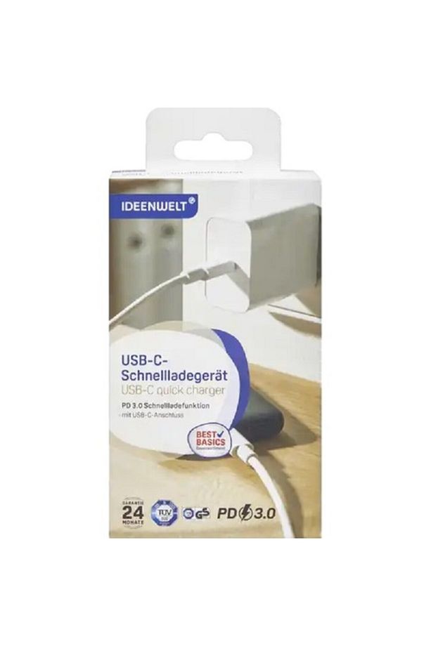 Ideenwelt Best Basics Usb-c-schnellladegerät 20w Usb-c Hızlı Şarj Adaptörü - 1