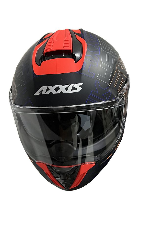 HAWK SV EVO CUBIK C4 MATT FLUOR ORANGE MOTOSİKLET KASKI ECE 22.06 ve DOT - 2