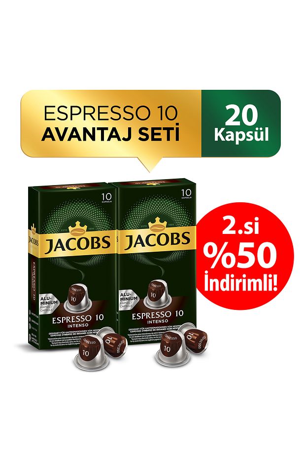 Capsule Espresso 10 Intense X 2 Adet 2.%50 - 1