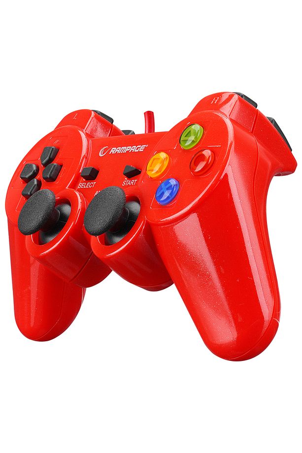 SNOPY RAMPAGE SG-R602 PS3/PC KIRMIZI USB 1.8M GAMEPAD - 3
