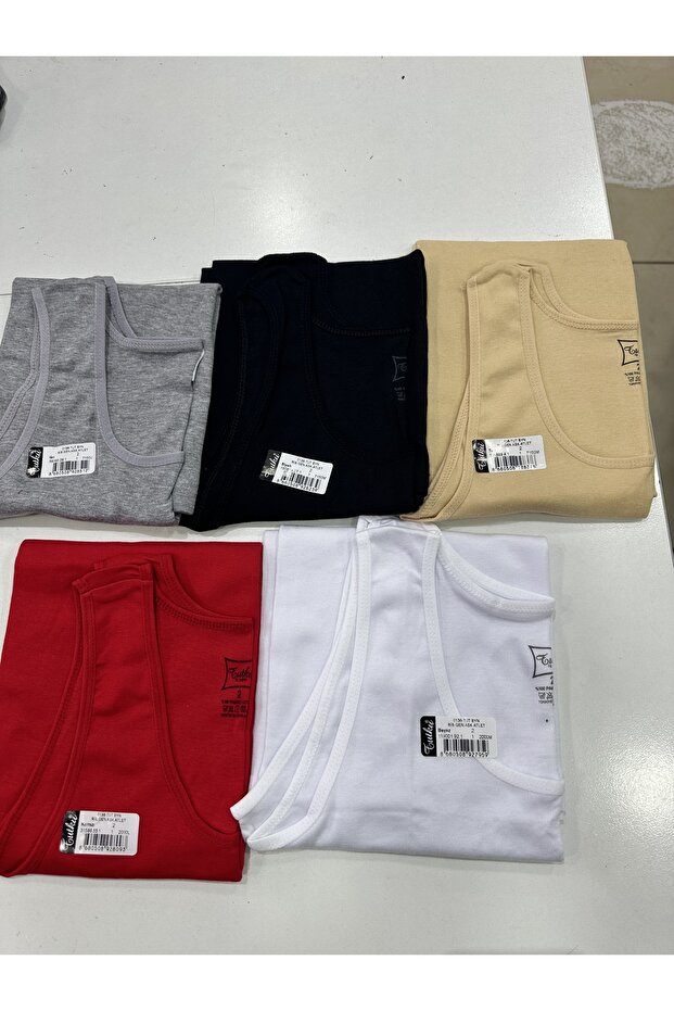 kalın askılı atlet 5li - 2