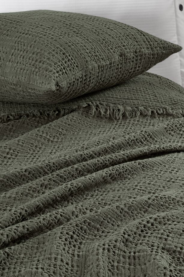 Cher Yeşil Tek Kişilik %100 Pamuk Mood Comfort Yatak Örtüsü Seti - 5