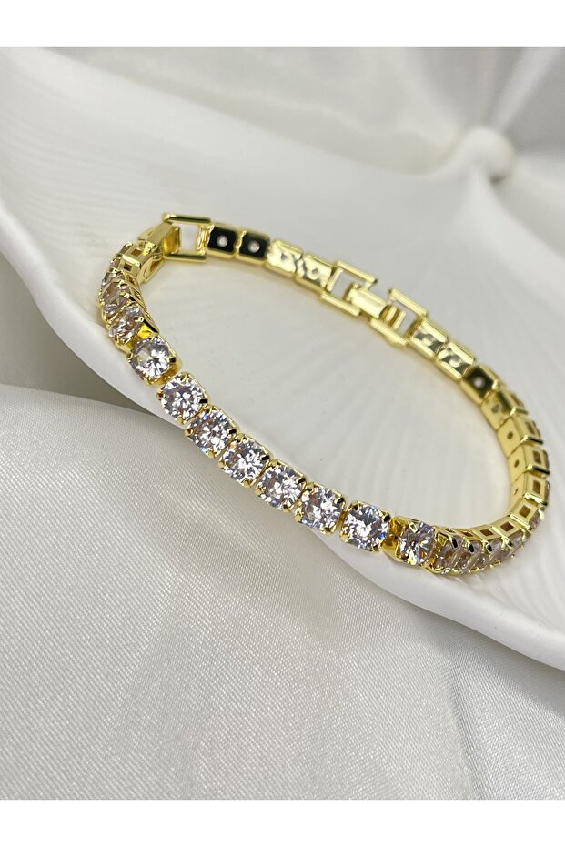 Steel Waterway Stone Bracelet 5 mm
