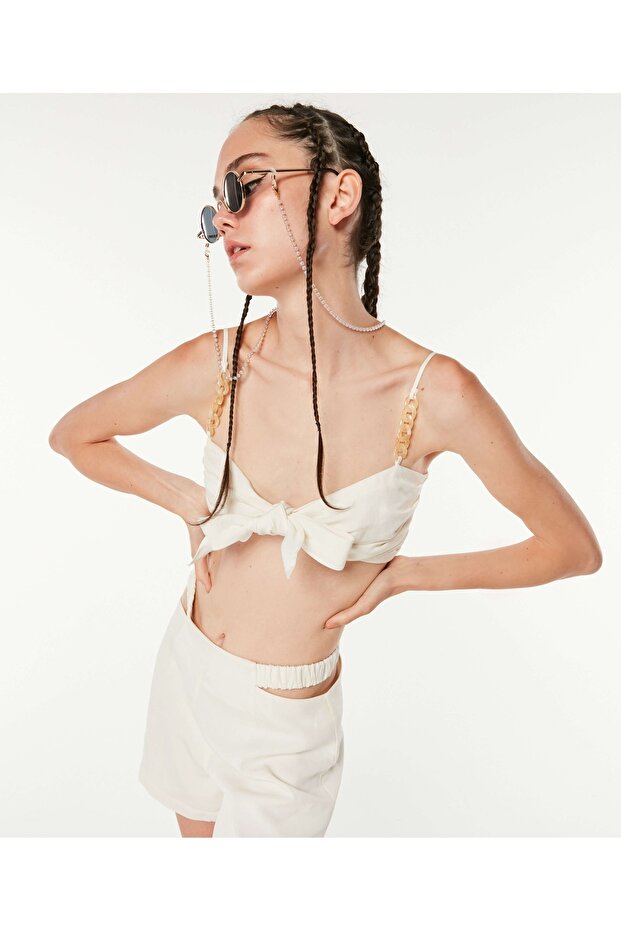 Önden Bağlamalı Büstiyer - 1