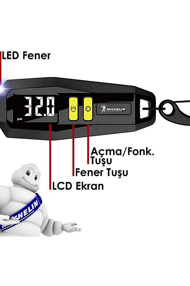 Mc12290 99Psı Dijital Lastik Basınç Ölçer - 5