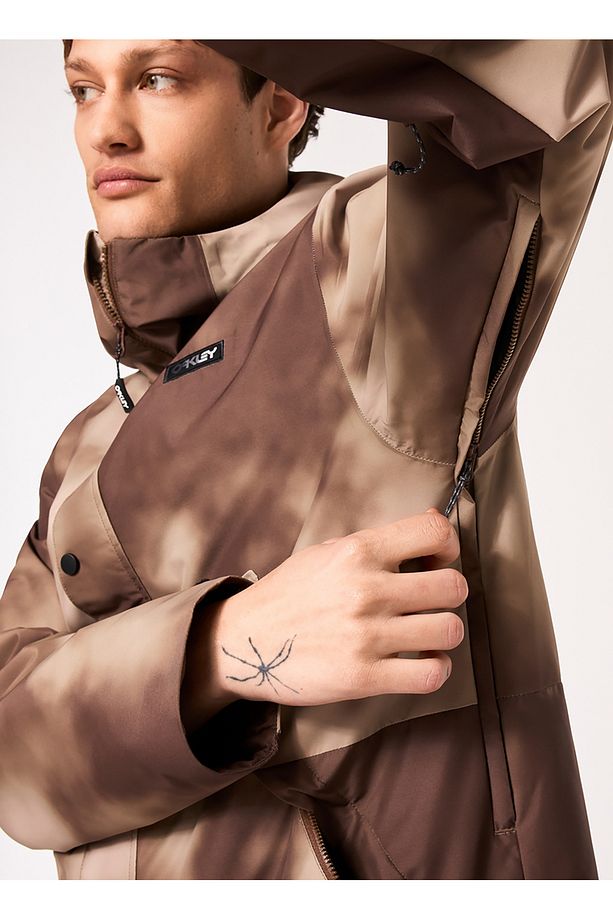 Kahve Erkek Kapüşonlu Kayak Montu FOA402345 RANGE RC JACKET - 5