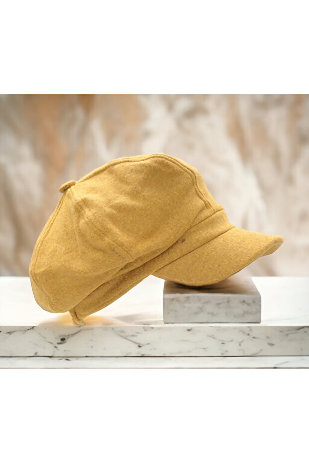 Women's Winter Stamp Wool Floppy Hat Cap Beretta