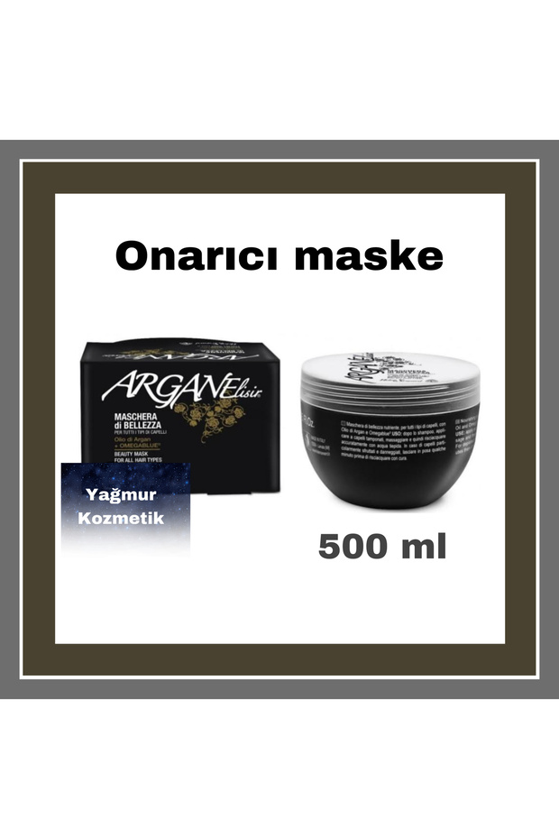 Argan Saç Maskesi Elixir 500ml