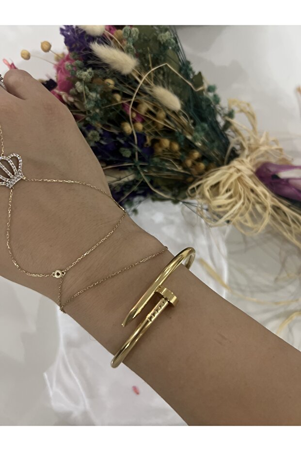 Çivi kelepçe bilezik - 4