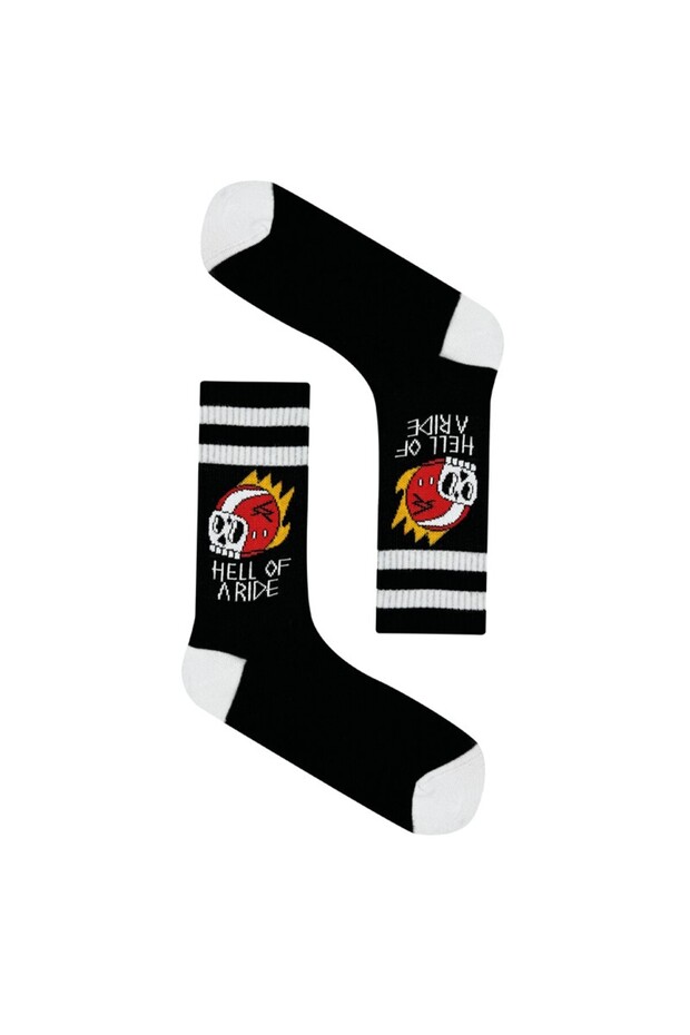 Unisex Hell Of A Ride One Size Sock - 1