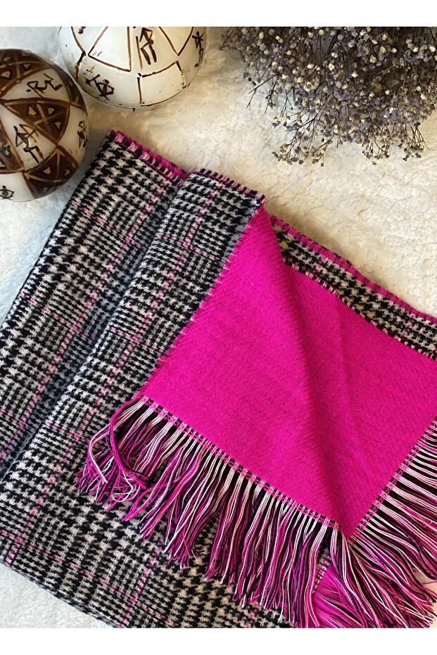 Çift Taraflı Atkı Şal - 3