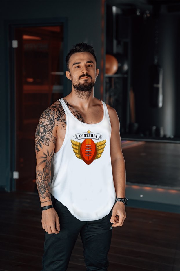 Football Gym Fitness Tank Top Athlete