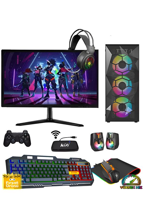 Cachex Intel Core I3-12100F 8gb RTX3060 16GB Ddr4 512GB SSD 23.8'' Gaming Oyun Bilgisayarı - 1