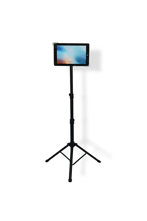 Tablet Stand 2 Meters Long Angle and Height Adjustable 20-32 cm Opening Flexible Clamp Compatible