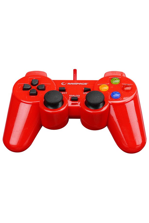 SNOPY RAMPAGE SG-R602 PS3/PC KIRMIZI USB 1.8M GAMEPAD - 2