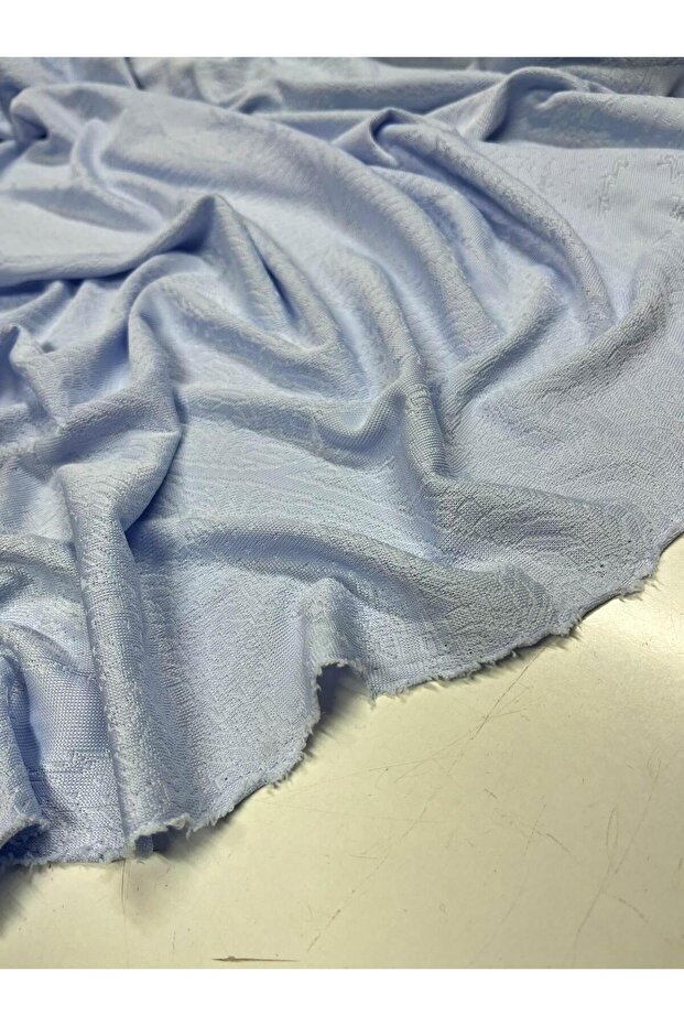 Polyester Yelpaze Desenli İnterlok Kumaş Esnek 1. Kalite - 3