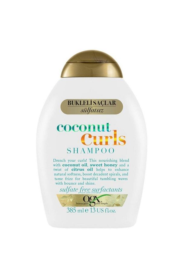 Moisturizing Coconut Curls Shampoo for Curly Hair 385 ml MehDem55 - 1