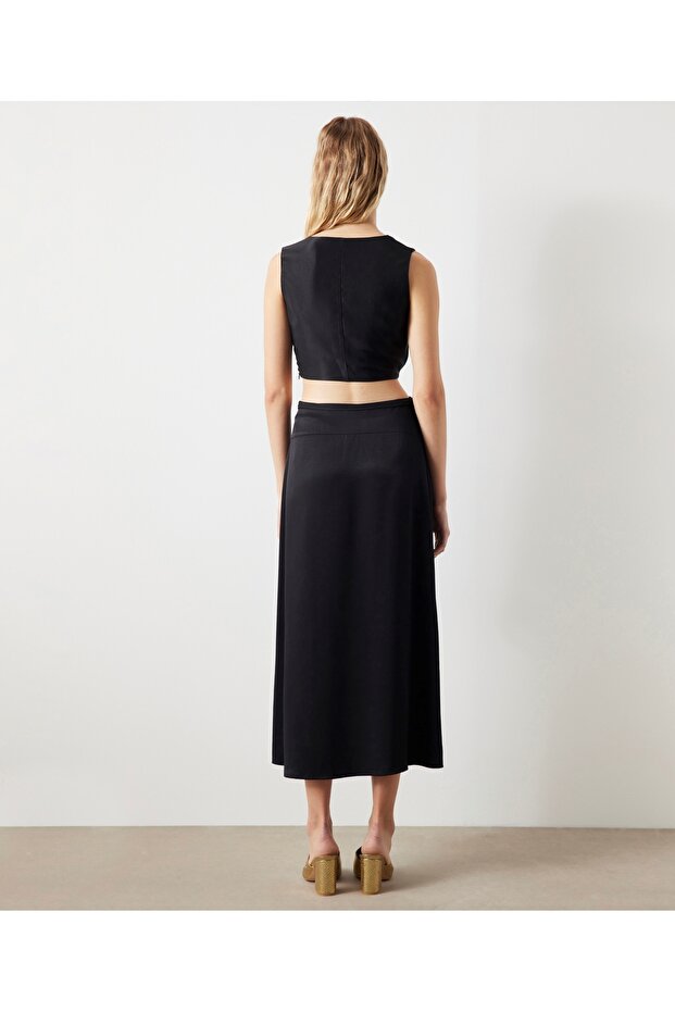 Kruvaze Crop Bluz - 5