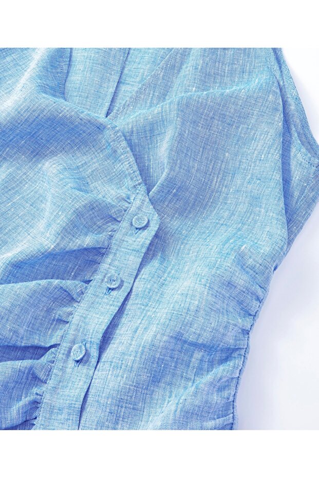 Bluză cu guler cămașă - 2