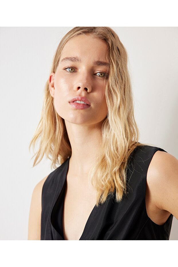 Kruvaze Crop Bluz - 3