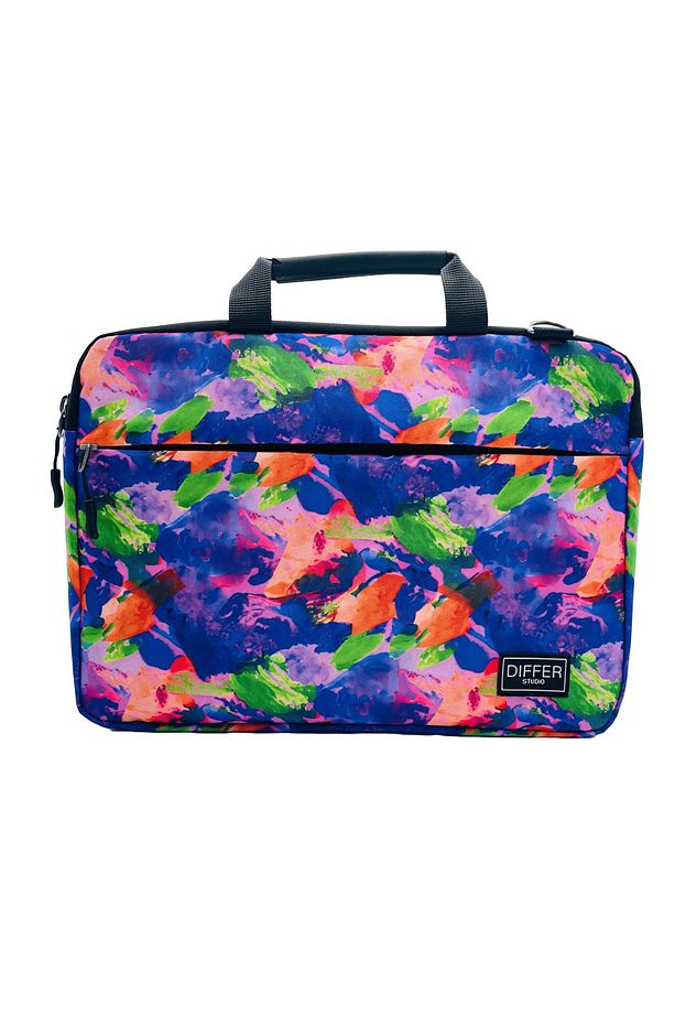 13-13.3-14'' Inç Mor Soyut Desen Suya Dayanıklı Askılı/laptop/macbook/notebook/kılıf/çanta - 4
