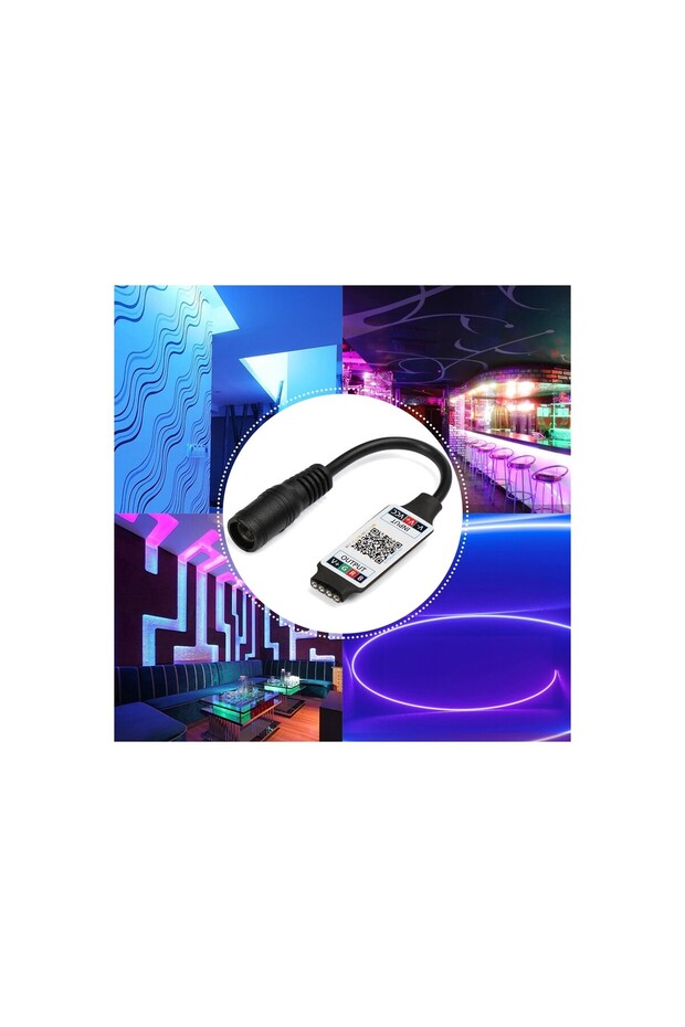Rgb Led Kontrol Bluetooth Cihazı - Akıllı Cihazlarda Uygulama Üzerinden Kontrol - Bluetooth Modül - 3