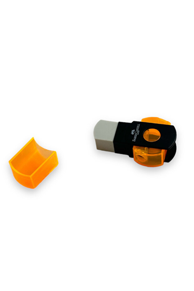 Orange Rectangular Pencil with Eraser