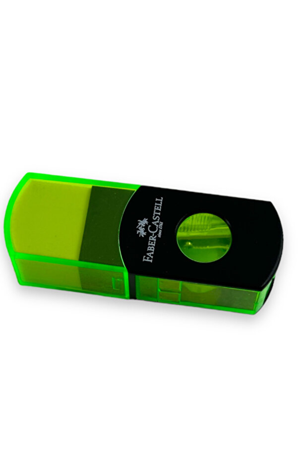 RECTANGULAR EMBROIDERED Pencil Sharpener - GREEN - 3